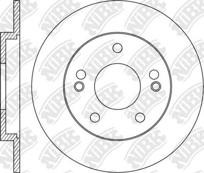 RN1601 NiBK Тормозной диск