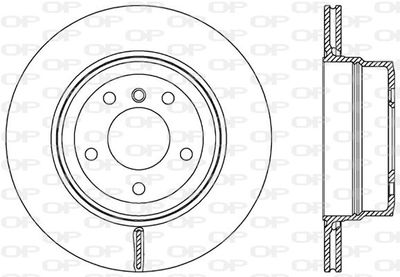 BDR253120 OPEN PARTS Тормозной диск