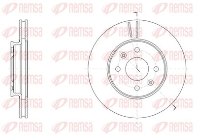 6178410 REMSA Тормозной диск