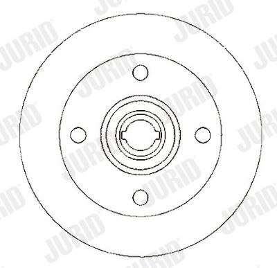 561093J JURID Тормозной диск