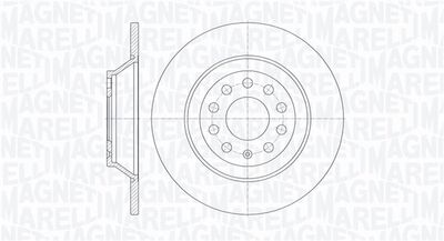361302040279 MAGNETI MARELLI Тормозной диск