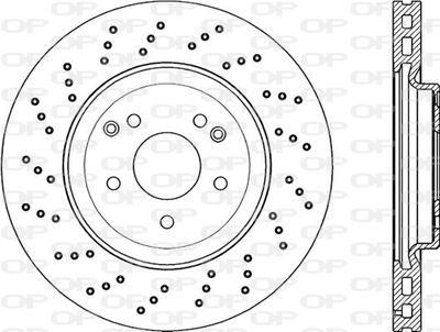 BDR224425 OPEN PARTS Тормозной диск