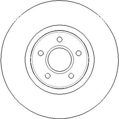 NBD2054 NATIONAL Тормозной диск