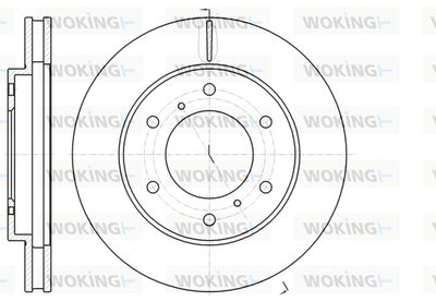 D6111810 WOKING Тормозной диск