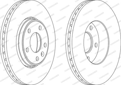 WGR12041 WAGNER Тормозной диск
