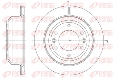 6139710 REMSA Тормозной диск