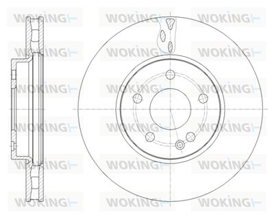 D6178810 WOKING Тормозной диск