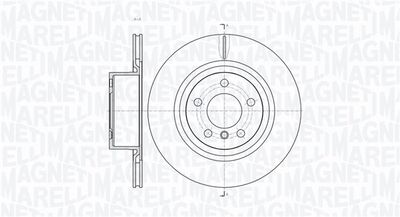 361302040634 MAGNETI MARELLI Тормозной диск