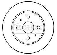 BBD4698 BORG & BECK Тормозной диск