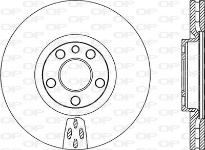 BDR205220 OPEN PARTS Тормозной диск