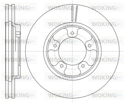 D693910 WOKING Тормозной диск