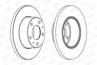 BCR196A BERAL Тормозной диск