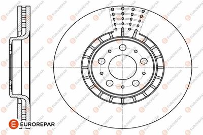 1642753980 EUROREPAR Тормозной диск