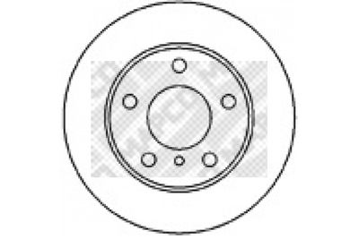 15681 MAPCO Тормозной диск
