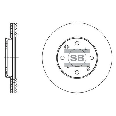 SD4113 Hi-Q Тормозной диск