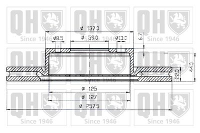 BDC3731 QUINTON HAZELL Тормозной диск