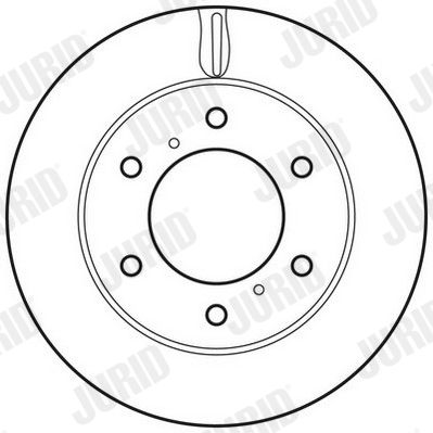 562695JC JURID Тормозной диск