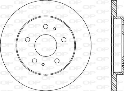 BDA192010 OPEN PARTS Тормозной диск