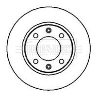 BBD4910 BORG & BECK Тормозной диск