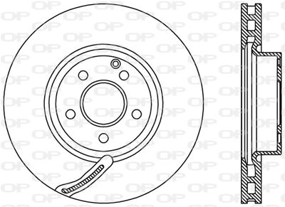 BDR239220 OPEN PARTS Тормозной диск