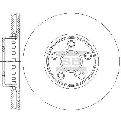 SD4072 Hi-Q Тормозной диск