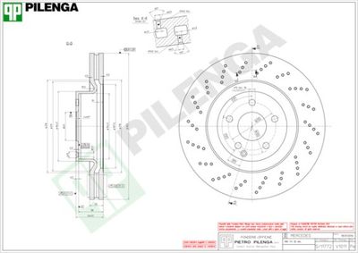 V1011 PILENGA Тормозной диск