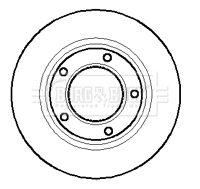 BBD4876 BORG & BECK Тормозной диск