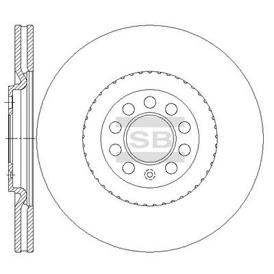 SD5439 Hi-Q Тормозной диск
