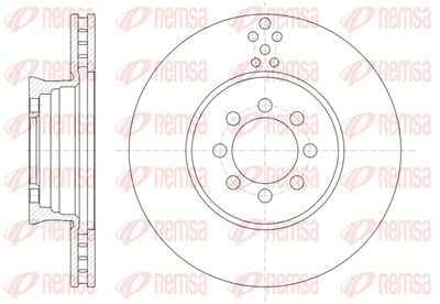 6148910 REMSA Тормозной диск