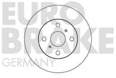 5815204515 EUROBRAKE Тормозной диск