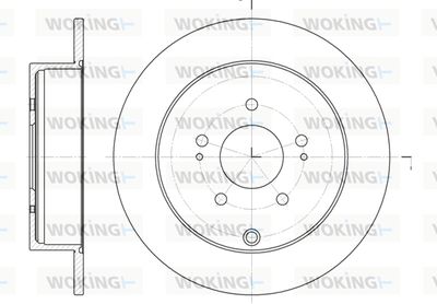 D699700 WOKING Тормозной диск