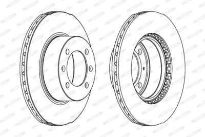 DDF594 FERODO Тормозной диск