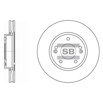 SD1036 Hi-Q Тормозной диск