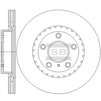 SD4263 Hi-Q Тормозной диск