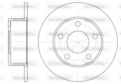 D612100 WOKING Тормозной диск