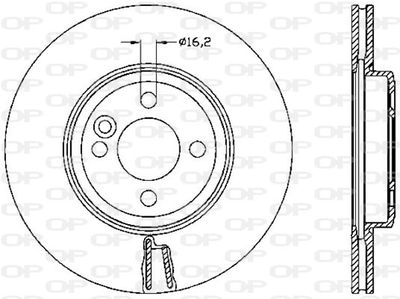 BDR253020 OPEN PARTS Тормозной диск