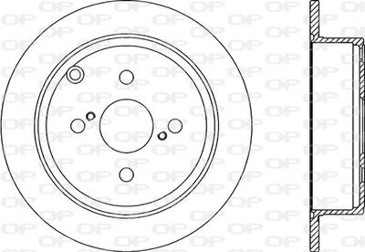 BDA216910 OPEN PARTS Тормозной диск