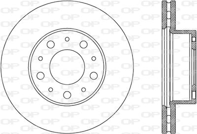 BDA280120 OPEN PARTS Тормозной диск