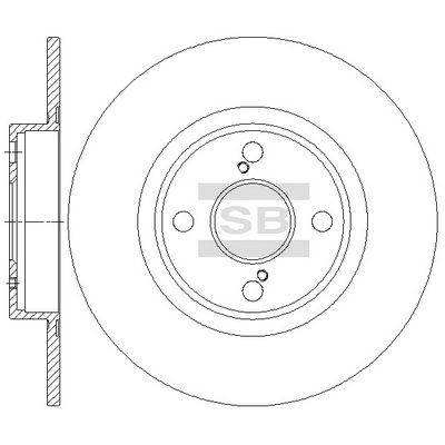 SD4680 Hi-Q Тормозной диск