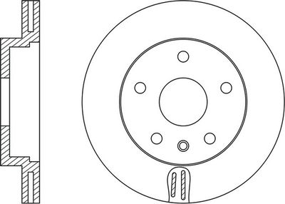 FR0185V FIT Тормозной диск