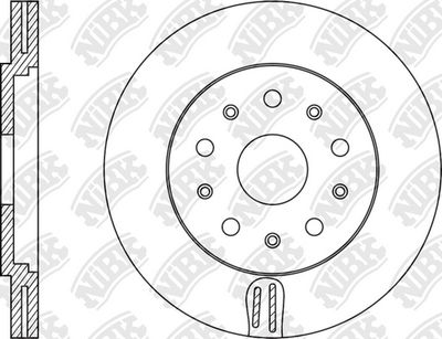 RN1116 NiBK Тормозной диск
