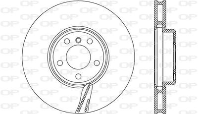 BDR274520 OPEN PARTS Тормозной диск