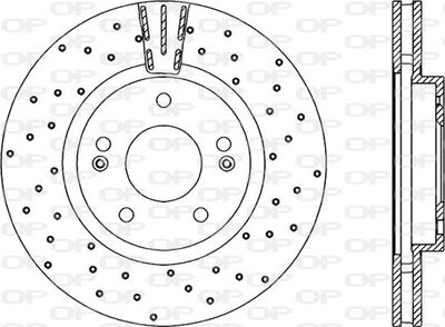 BDRS211525 OPEN PARTS Тормозной диск