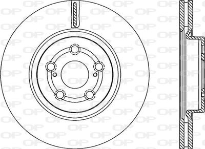 BDR219220 OPEN PARTS Тормозной диск