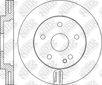RN1697 NiBK Тормозной диск