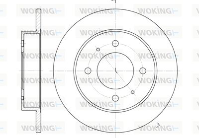 D662700 WOKING Тормозной диск