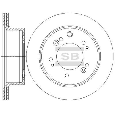 SD2056 Hi-Q Тормозной диск