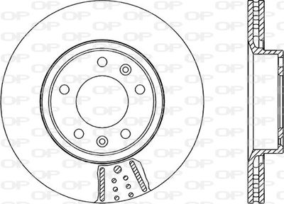 BDA110920 OPEN PARTS Тормозной диск