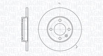 361302040193 MAGNETI MARELLI Тормозной диск