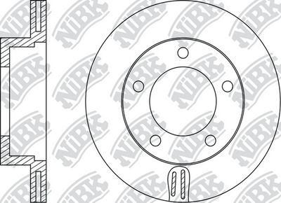 RN1284 NiBK Тормозной диск